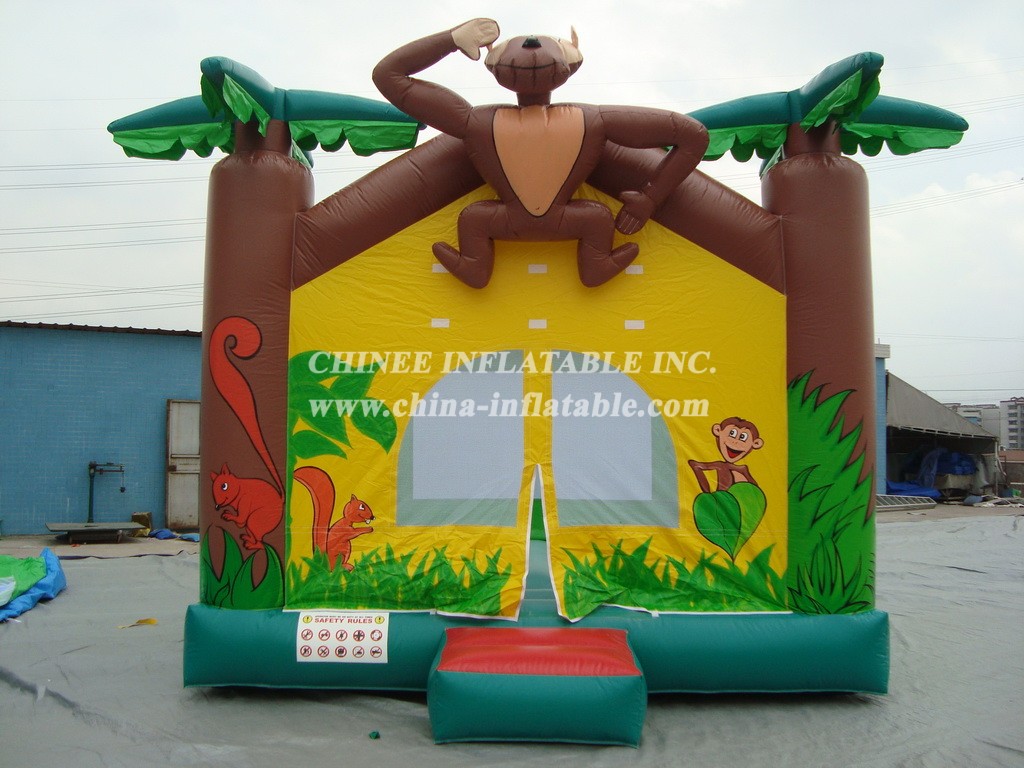 T2-1870 Jungle Theme Inflatable Bouncer