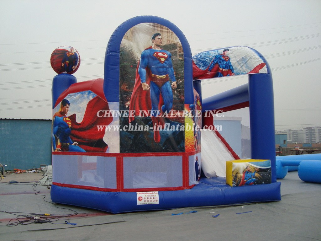 T2-553 Superman Superhero Inflatable Bouncer