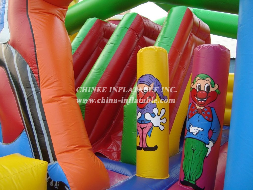 T2-761 Inflatable Happy Clown Amusing Park Bouncer Playground For Kids