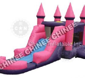 T5-156 Pink Inflatable Castle Bouncer House