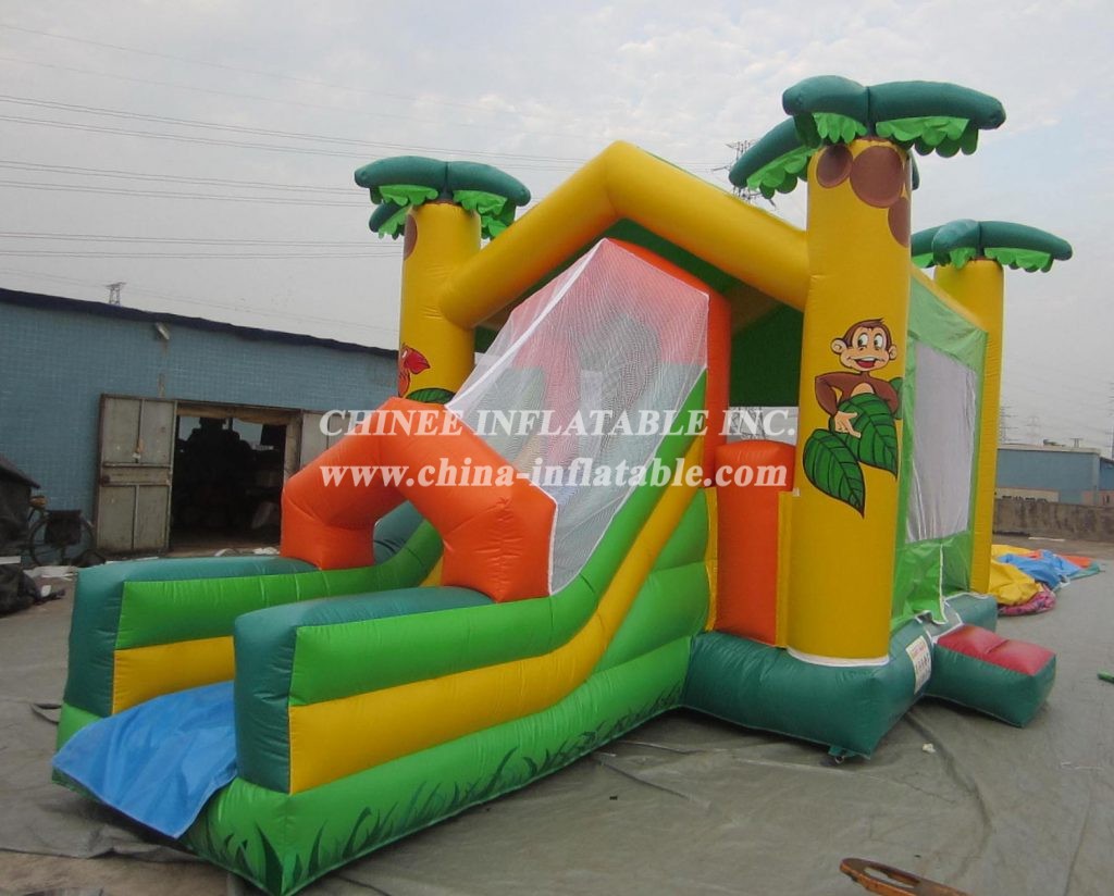 T2-849 Jungle Theme Inflatable Bouncer