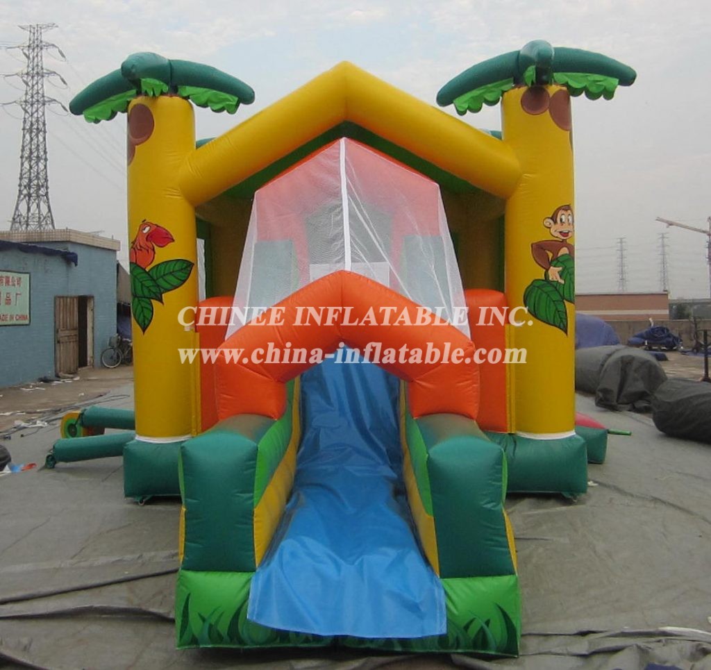 T2-849 Jungle Theme Inflatable Bouncer