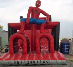 T7-172 Spider-Man Superhero Inflatable Obstacles Courses