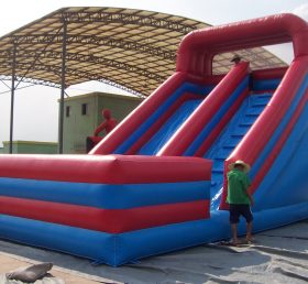 T8-109 Red And Blue Inflatable Slides