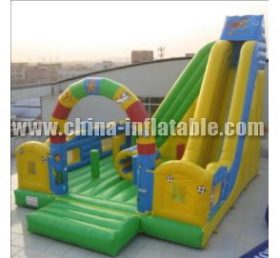 T8-1233 Cartoon Inflatable Slides