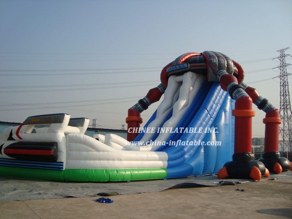 T8-221 Inflatable Slide Alien And Space Giant Slide