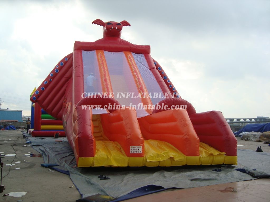 T8-286 Inflatable Slide Dragon Giant Slide