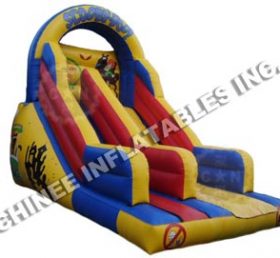 T8-597 Commercial Giant Inflatable Dry Slide