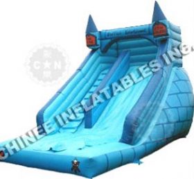 T8-664 Blue Giant Inflatable Dry Slide