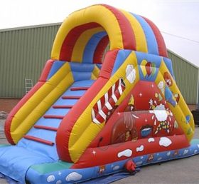 T8-672 Giant Cartoon Inflatable Dry Slide For Outdoor Used