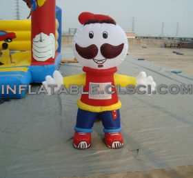 M1-37 Cute Man Inflatable Moving Cartoon