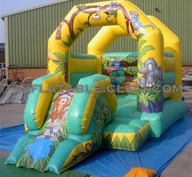 T2-1812 Jungle Theme Inflatable Bouncer