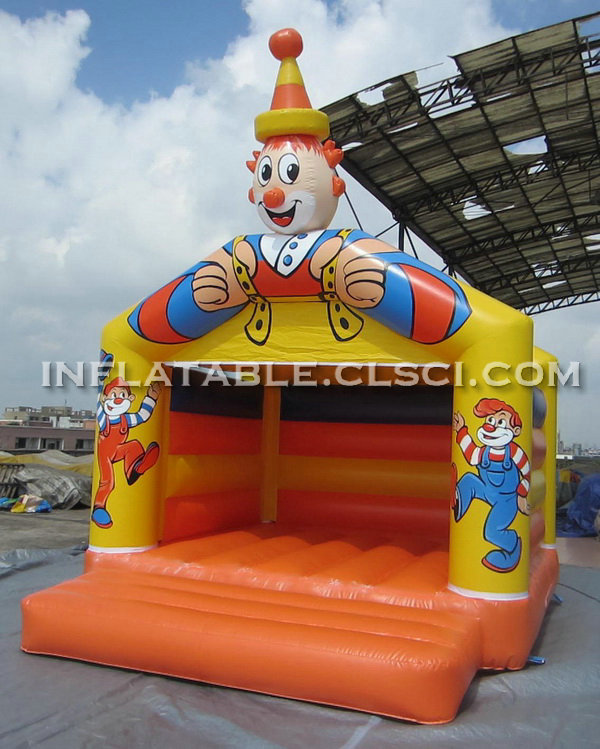 T2-1850 Happy Clown Inflatable Jumpers