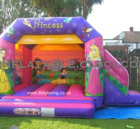 T2-1933 Princess Jumping Castle With Slide