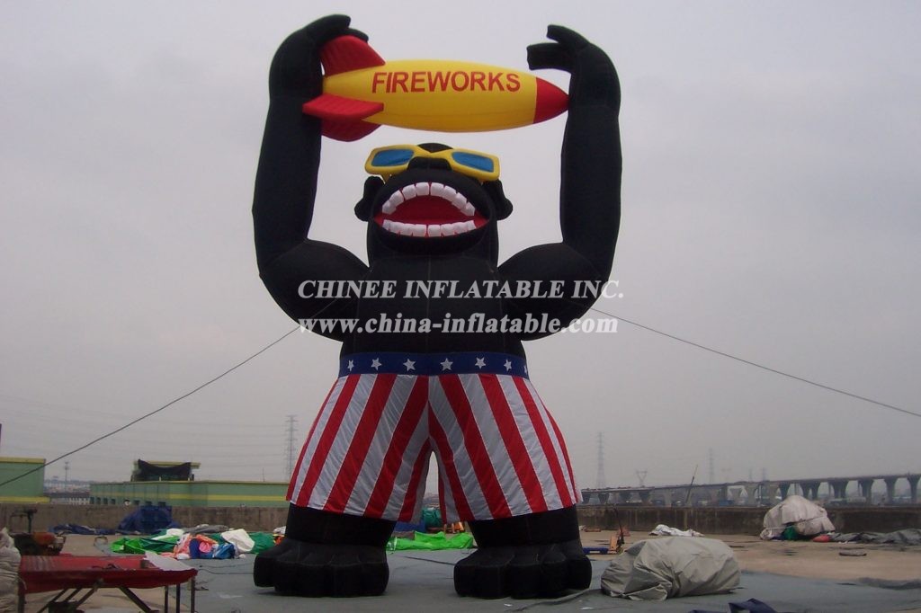 Cartoon1-773 Gorilla Kingkong Inflatable Cartoons