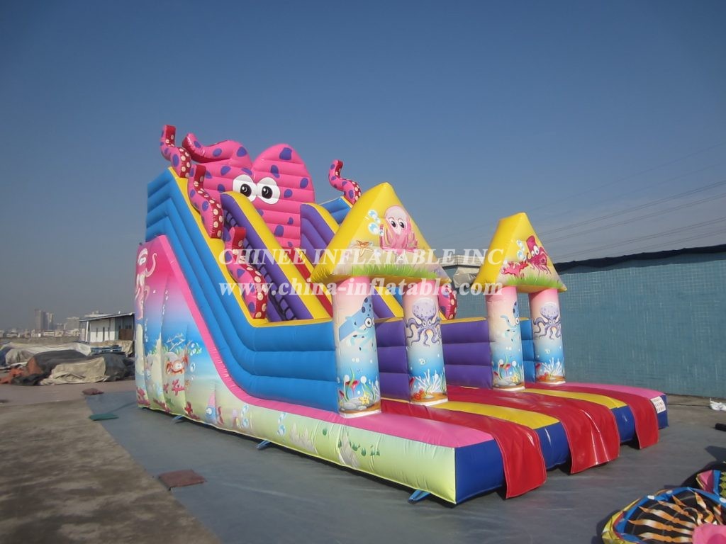 T8-1522 Inflatable Slide Undersea World Giant Slide