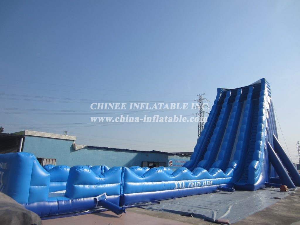 T8-1509 Commercial Giant Inflatable Slide With Water Pool For Adult