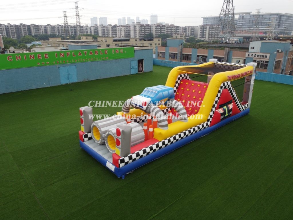 T7-567 Inflatable Obstacle Course Party For Team Events Racing Game