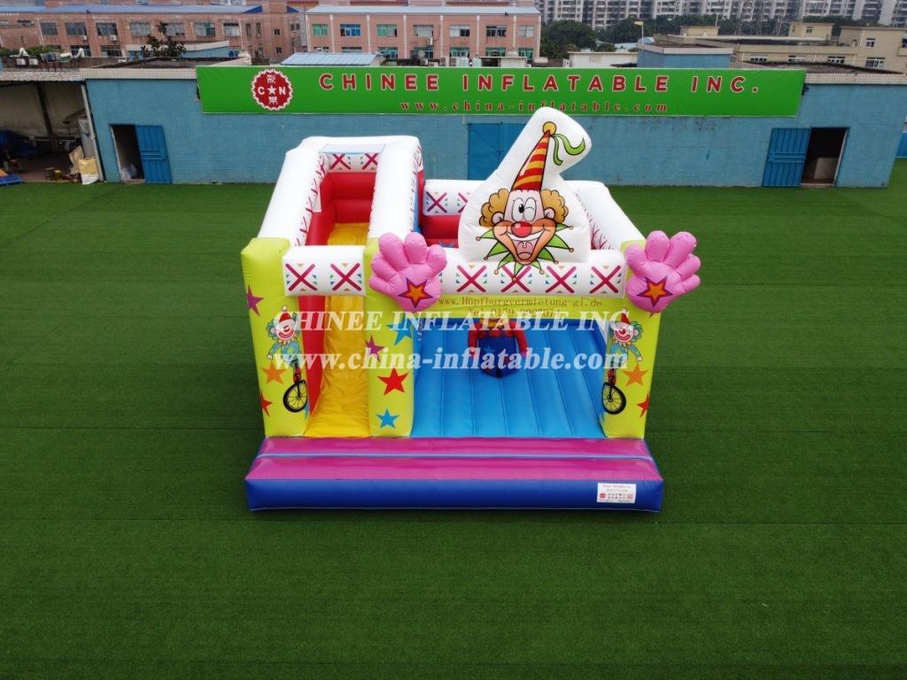 T2-3334 Clown Inflatable Castle Clown Circus Jumping Castles