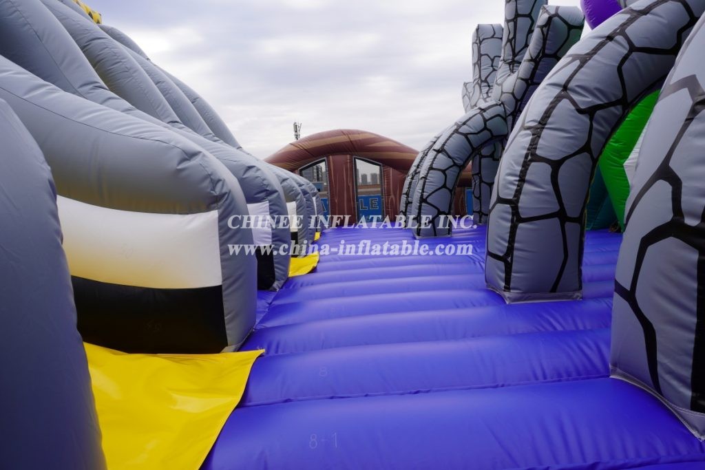 T6-472 Giant Jungle City Inflatable Safari Slide