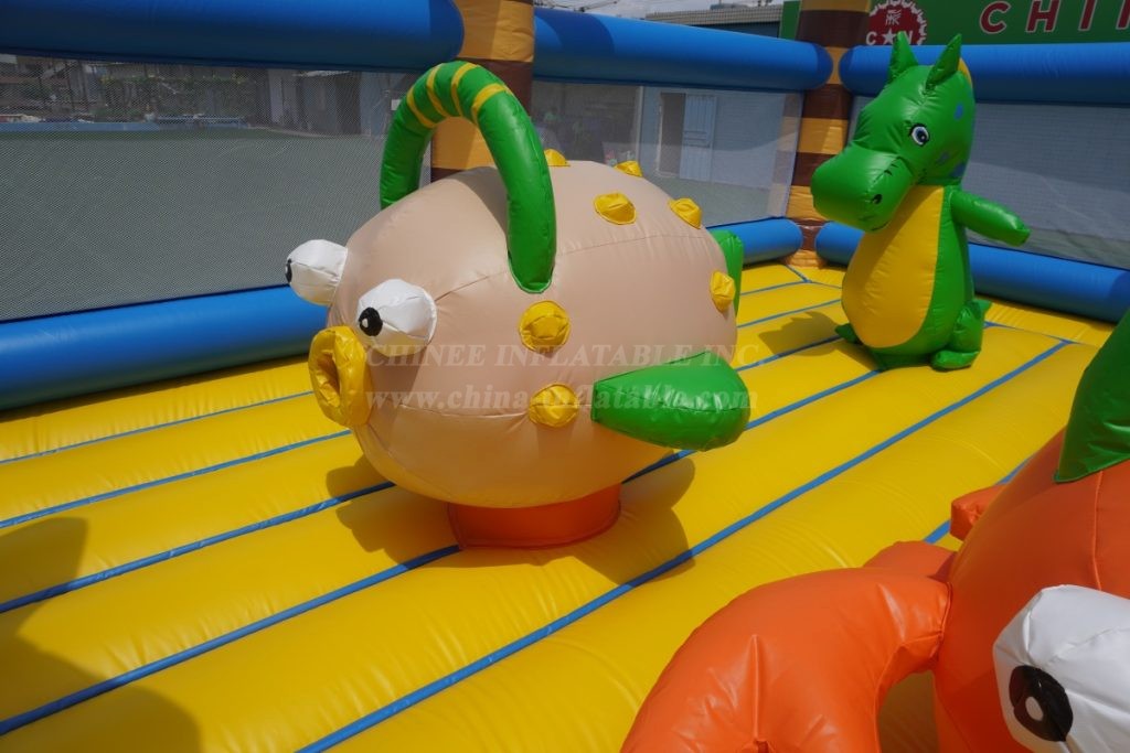 T6-504 Jungle Theme Inflatable Park