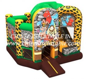 T2-3321 The Flintstones Bouncy Castle With Slide