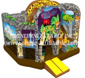 T2-3322 The Flintstones Bouncy Castle With Slide