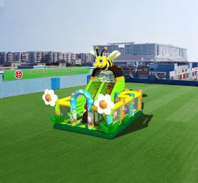 T6-440 Bee And Flower Giant Inflatable Amusing Park For Kids