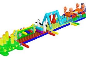 T7-566 Giant Obstacle Course Inflatable Sport Games