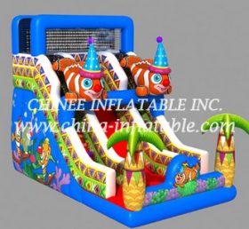 T8-1443 Undersea World Inflatable Slide Circus Dry Slide