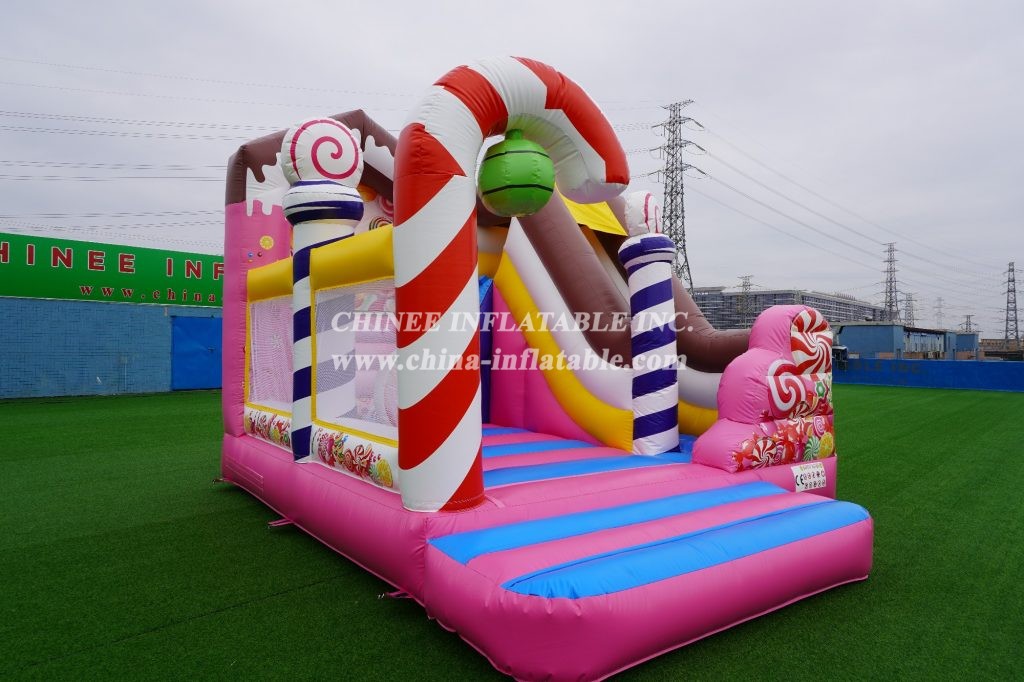 T2-3477 Sweet Candy Bouncy House Combo