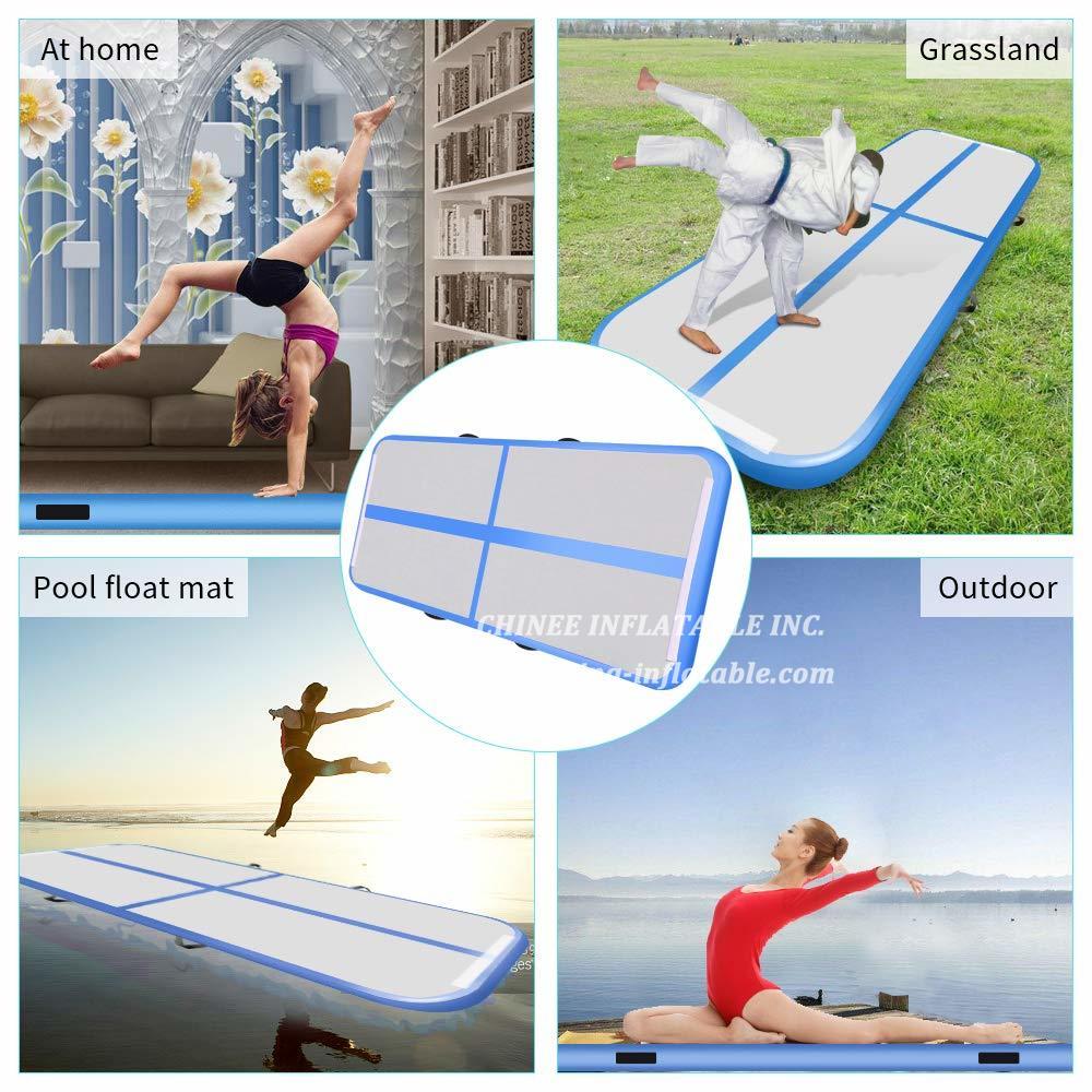 AT1-028 Inflatable Trampoline Mat Gymnastics Airtrack Juegos Inflablestumbling Air Track Floor 5M Electric Air Pump