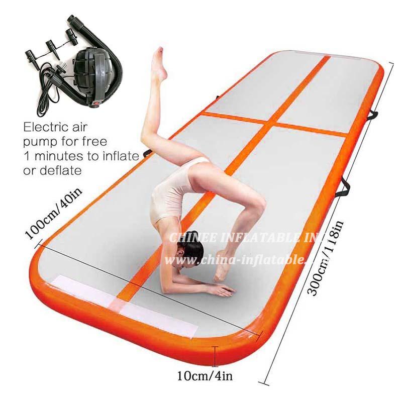 AT1-038 Big Discount 100*300*10Cm Airtrack Inflatable Air Tumbling Air Track Gymnastics Mats Training Board Equipment Floor