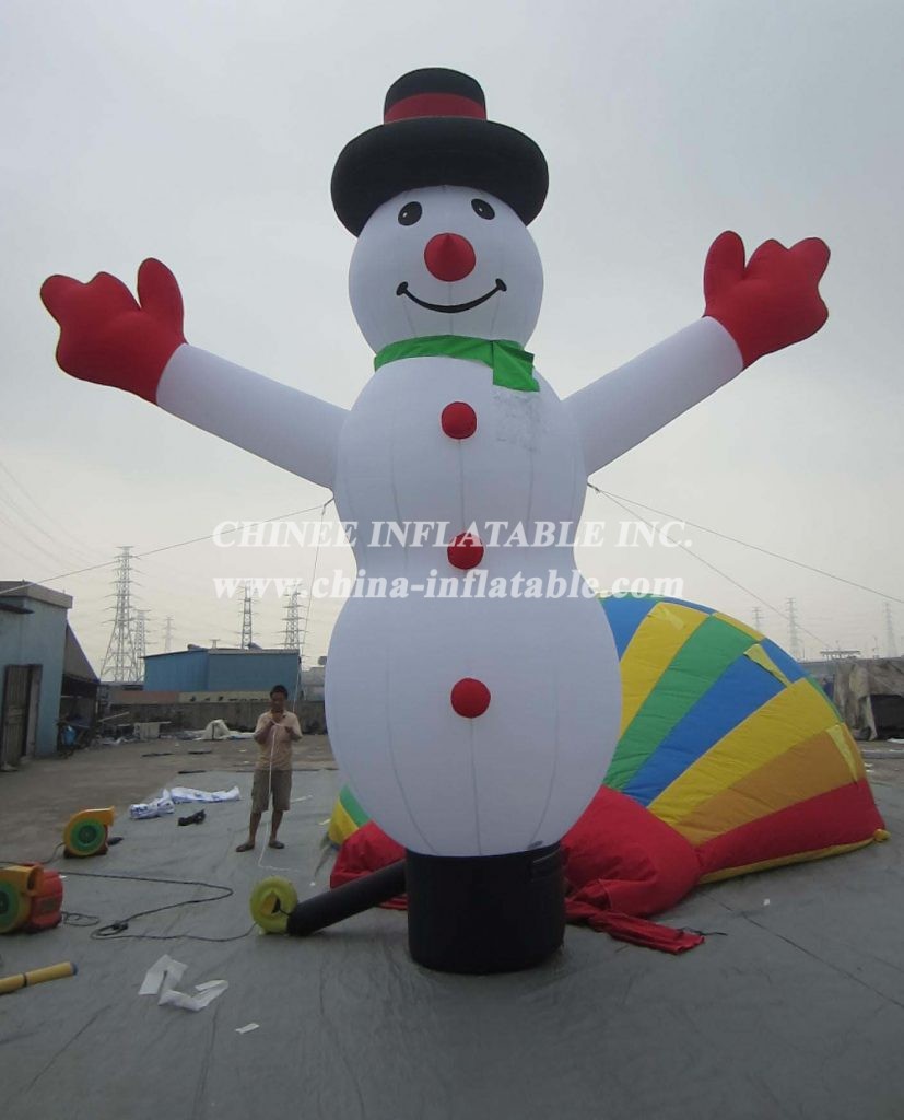 Cartoon2-097 Inflatable Christmas Snowman