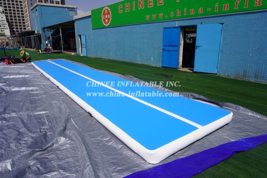 AT1-080 Inflatable Gymnastics Airtrack Tumbling Air Track Floor Trampoline For Home Use/Training/Cheerleading/Beach