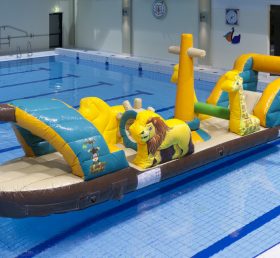 WG1-042 Lion And Giraffe Inflatable Floating Water Sport Park Game For Pool
