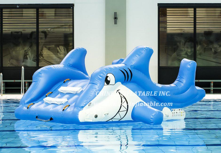 WG1-008 Shark Inflatable Floating Water Sport Park Game For Pool