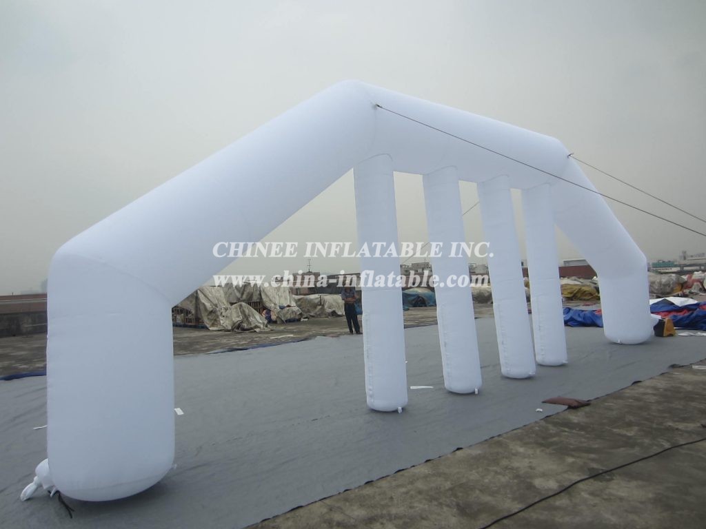 Arch2-018 Commercial White Inflatable Arches