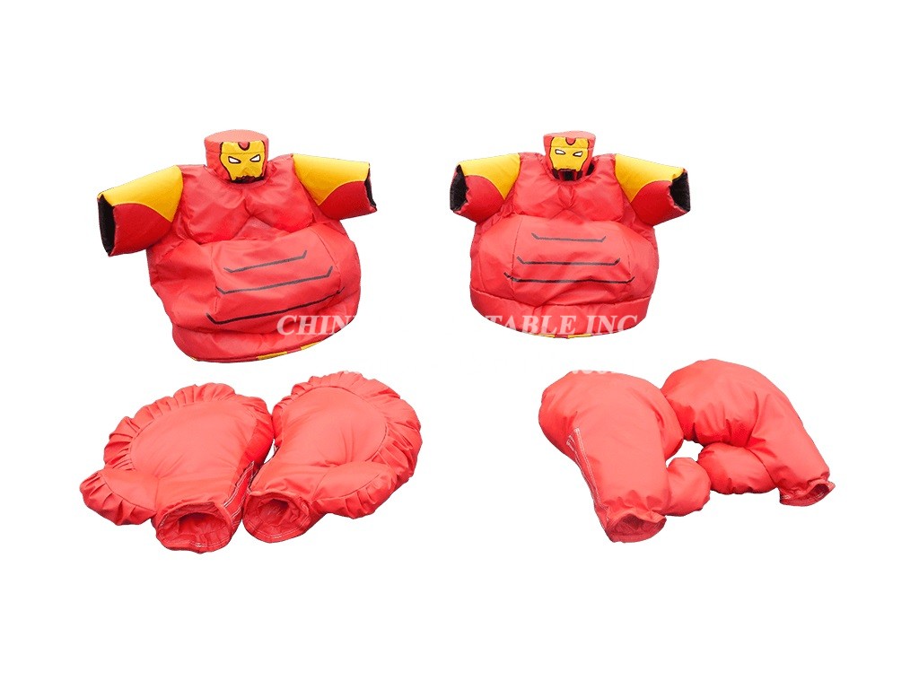 SS1-6 Adult Iron Warrior Superhero Sumo Set