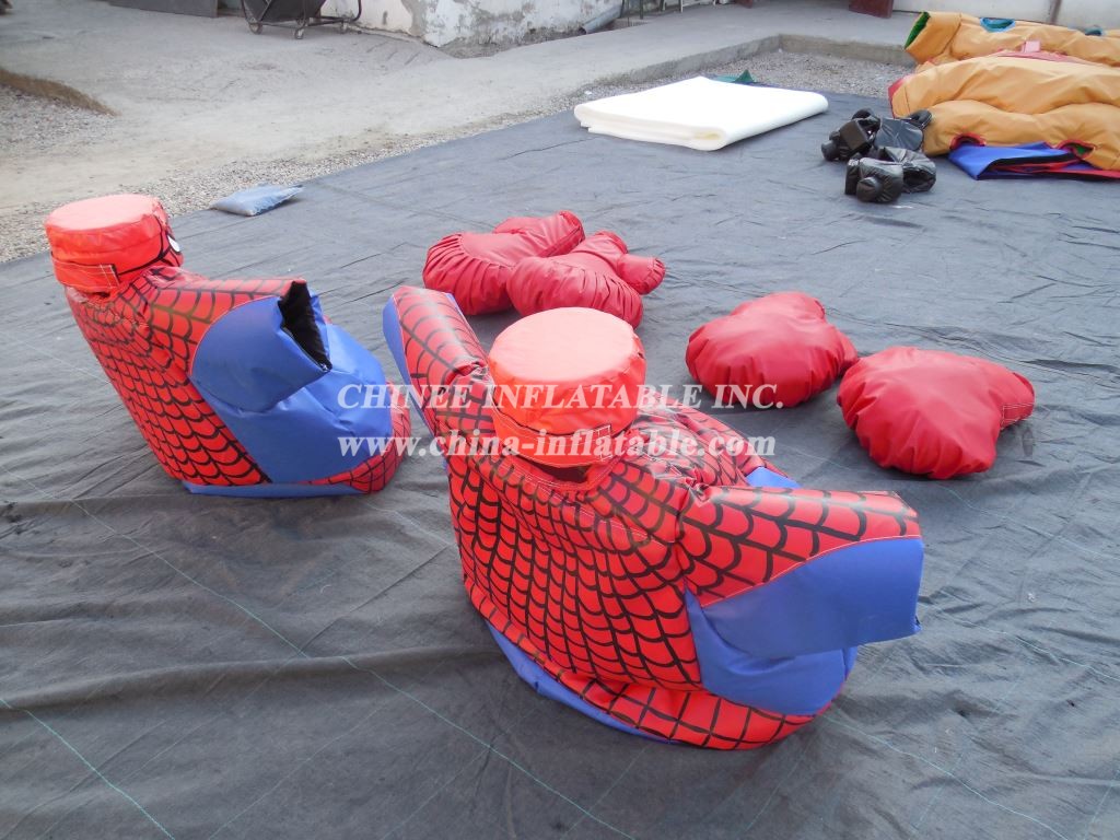 SS1-9 Adult Spider Superhero Warrior Sumo Set