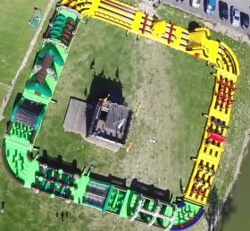 CR1-012 395Ft 120M Inflatable Obstacle Course