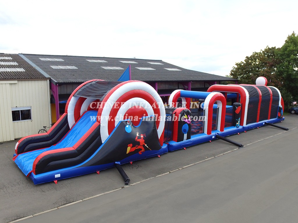 T7-1260 Parcours Inflatable 29M Ninja