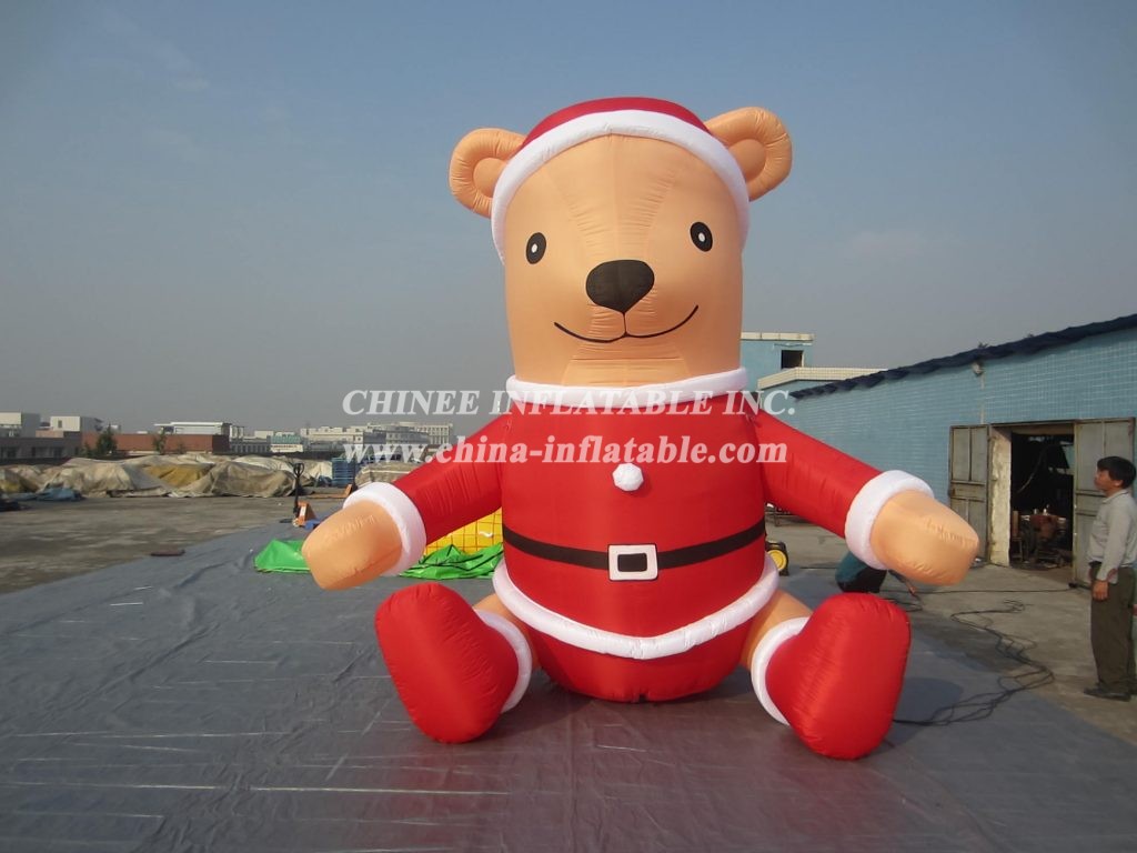 C1-118 Customize Christmas Bear Decoration