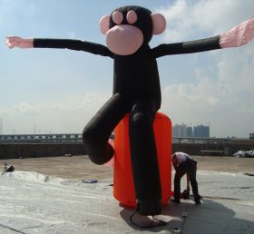 D2-110 Inflatable Monkey Air Sky Dancer For Advertising