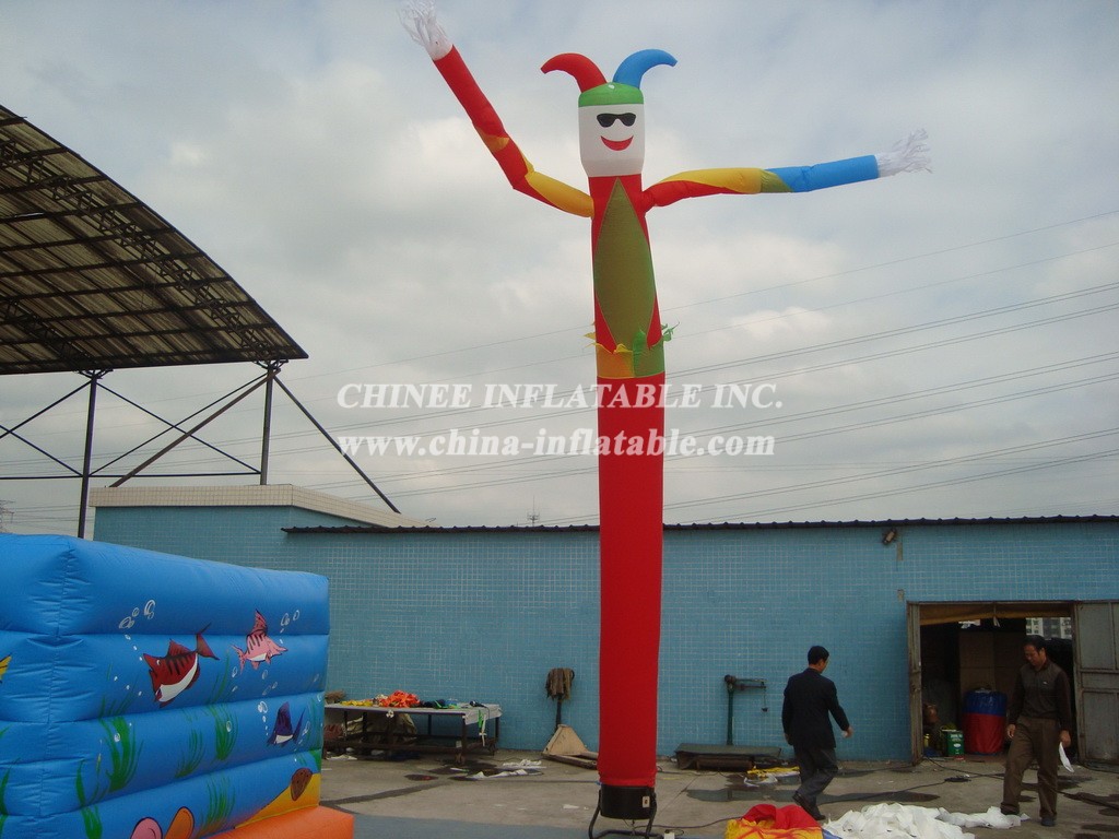 D1-4 Inflatable Clown Sky Air Dancer For Advertising