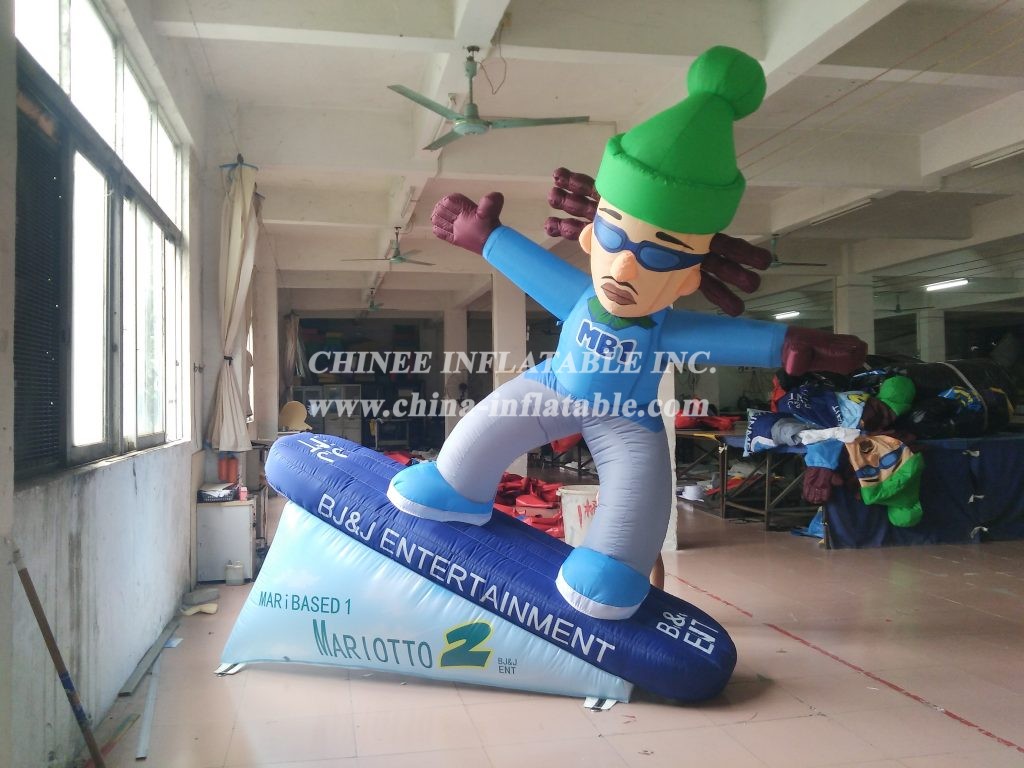 Cartoon2-112 Skiing Inflatable Cartoons