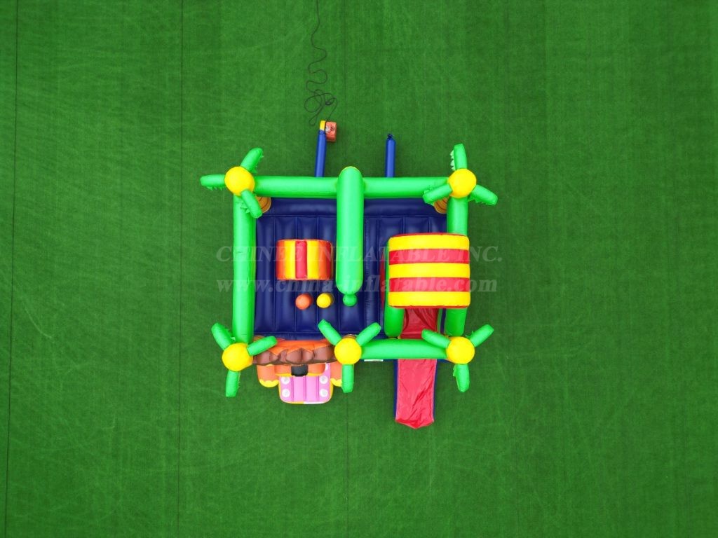 T2-3480 Lion Theme Bouncy Castle With Slide