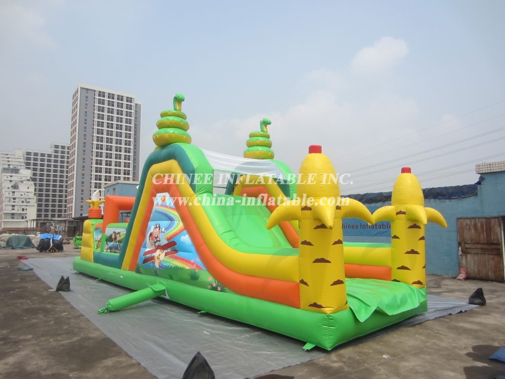 t7-502 Monkey Inflatable Obstacles Courses