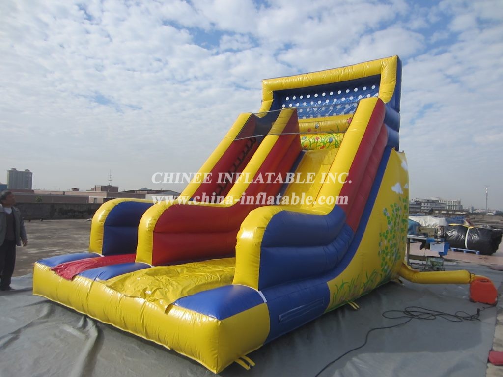 T8-2006 Professional Commercial Giant Inflatable Dry Slide For Adult