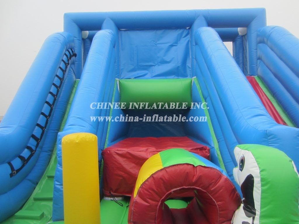 T8-2005 Jungle Themed Commercial Giant Inflatable Slide For Adult